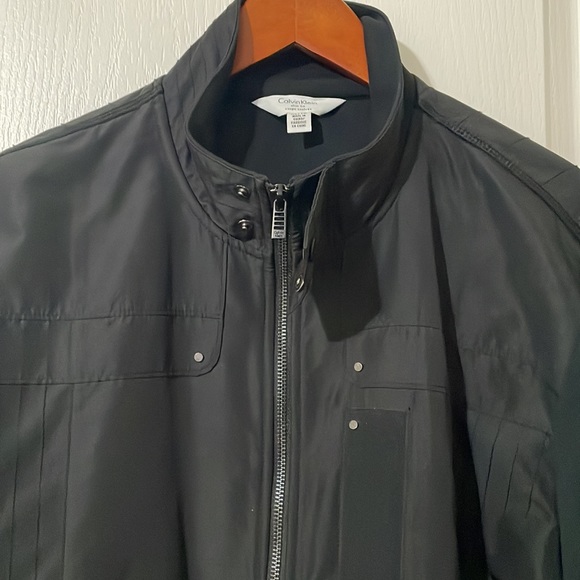 Calvin Klein slimfit XL combination jacket. Part knit cotton.excellent condition - Picture 5 of 9